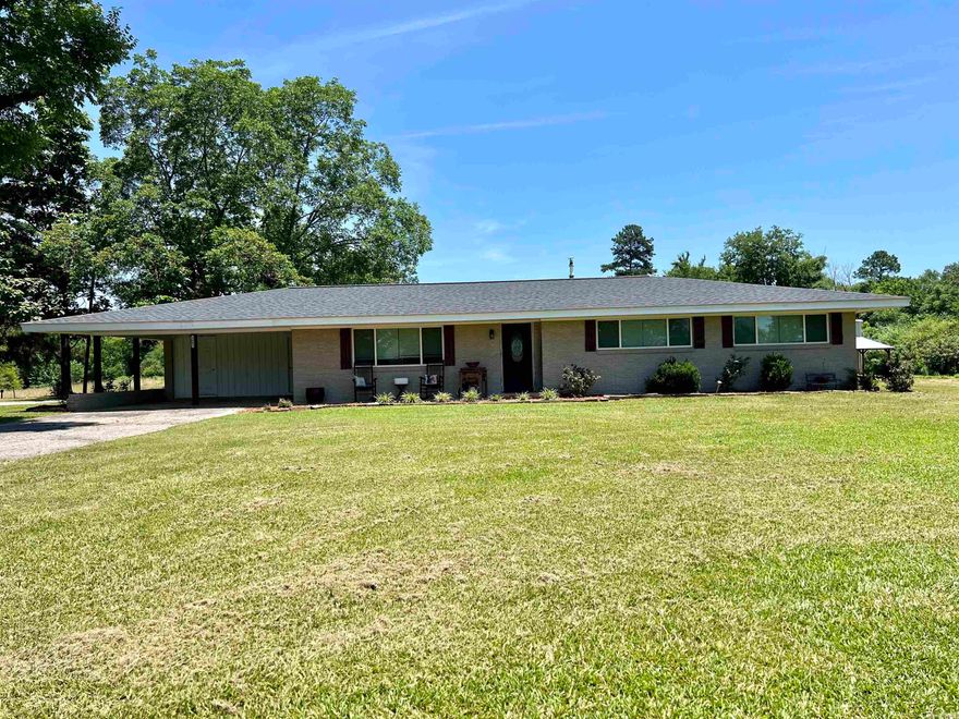 This is a beautiful 3 bed/ 2 bath home with 1908 of spacious square ft, sitting on 2.27 +/- acres has lots of upgrades. The kitchen has been remodeled with granite countertops and custom built cabinets with a beautiful backsplash. The stainless appliances will all convey with the property including the refrigerator. The primary bedroom has a large closet and an attached bathroom with beautiful upgrades. The back yard features a nice covered patio area with a rock foundation, electricity with multiple outlets, and ceiling fans. This is a perfect spot for all of your hosting events! Also in the backyard is a 1200 sq ft shop that has been insulated and has A/C. This home has a front and a back entrance and is located near Lake Greeson, the Little Missouri River, The Murfreesboro Diamond Mine, and more! Call for a showing today!