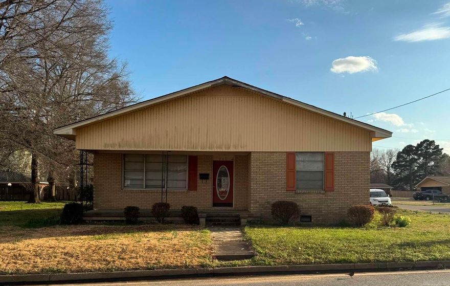 Spacious 3 bedroom, 2 bath brick home featuring a nice front porch and plenty of character. This home offers generous living space and great potential for someone ready to make it their own.