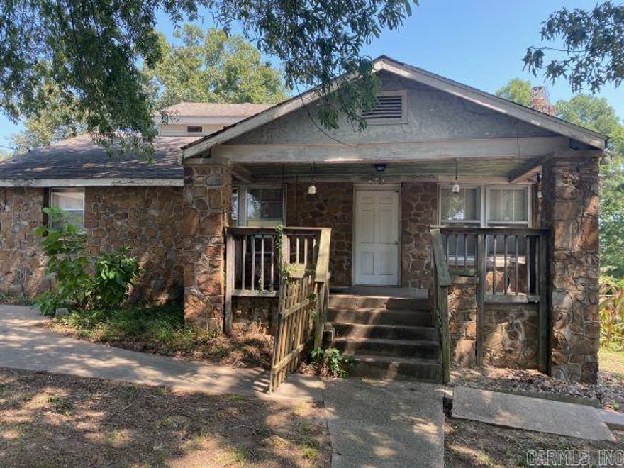 Two-story residential property includes 5 bedrooms, 2.5 bathrooms, huge bonus room and enclosed patio situated on .44 acres.  Storage building in the backyard. Home requires major rehab to floors, subfloors, exterior & interior walls, plumbing & new HVAC and ductwork. Potential buyers or buyer's agents encouraged to confirm with Sherwood Zoning and Planning for multi-family or commercial use. Survey done 7/29/2022.