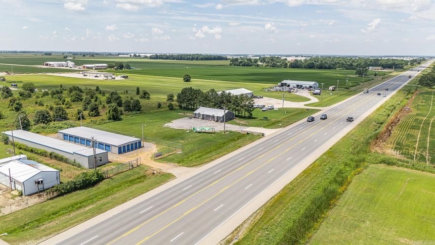 Great investment opportunity in Jonesboro. This property has plenty more room to build more if desired. 41 units and an office with A/C, Heat and a bathroom.