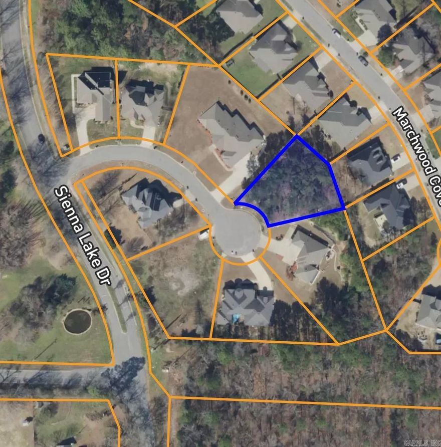 Nice cul de sac lot near entrance of gated area!  1/3 acre.