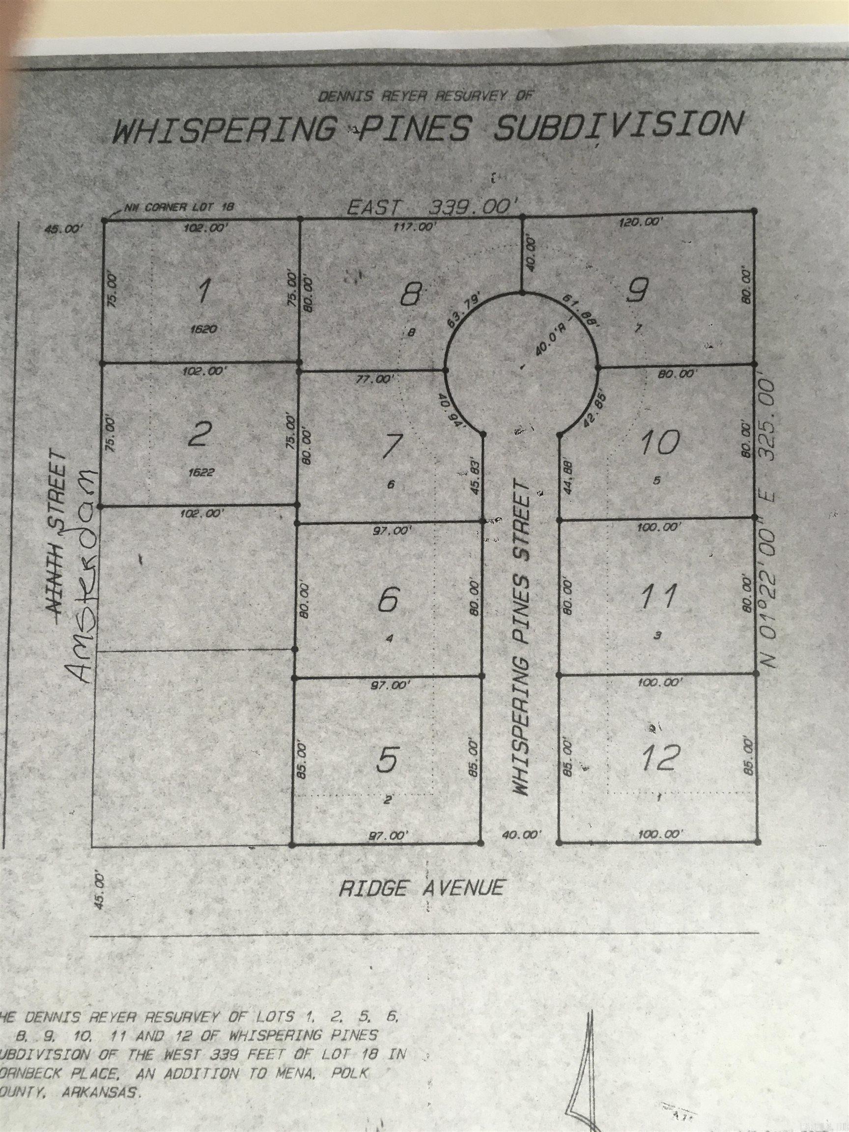 Whispering Pines - Land
