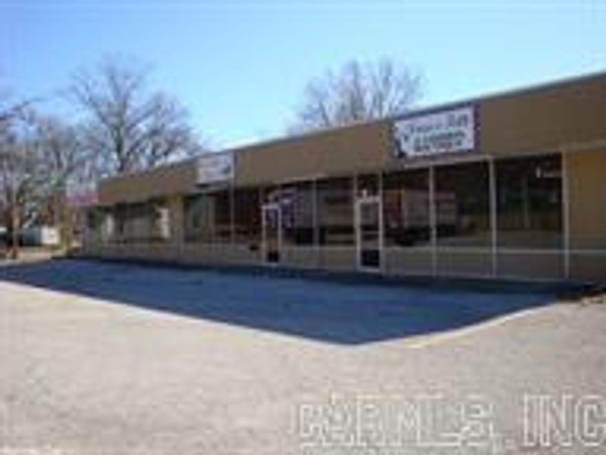 Commercial building that has multi-purposes of uses. The building at one time had been used for a as a flea market, boutique, & outreach center. There is extra parking in the front and back of the building.  No property disclosure.  Seller took as foreclosure and has little knowledge about property.
