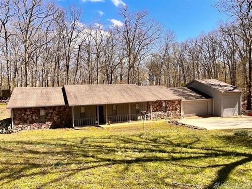 A beautiful 3 bedroom, 2 bath home that has only been loved and updated.  This home sits on 5 wooded acres with a fenced in back yard perfect for kids or animals.