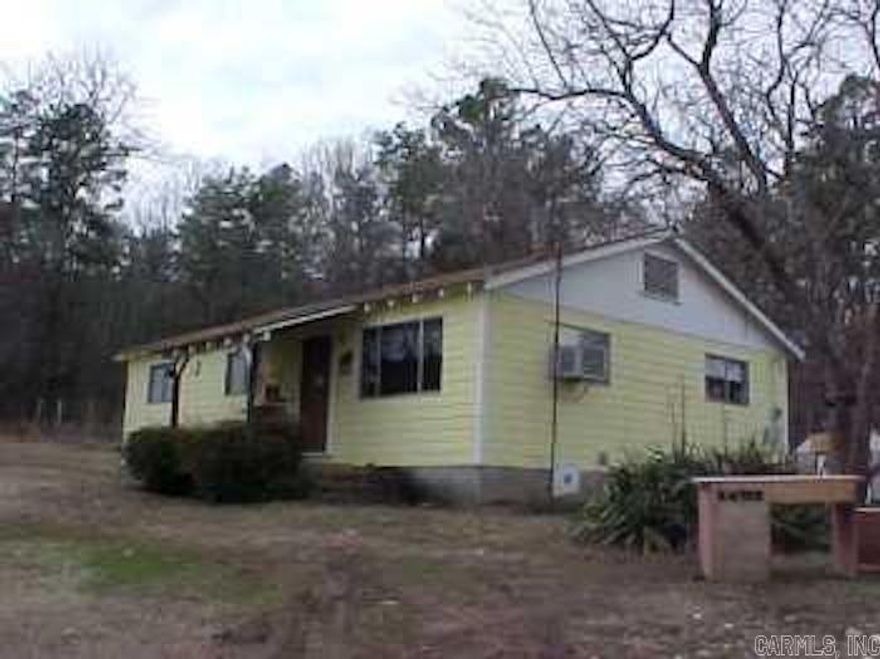 Portion of larger lot parceled out including residence