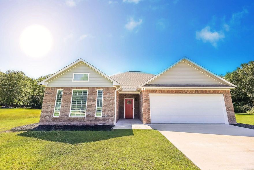 Welcome to 220 Hidden Hollows in the desirable Hampton Hollows Subdivision! This well-maintained home, built in 2019, features 3 bedrooms and 2 bathrooms on a .35-acre lot, with an additional 2.26 acres to be deeded at closing. Enjoy the open-concept layout with a modern kitchen and stunning design. This property offers ample space and tranquility, making it perfect for relaxation and entertainment.
