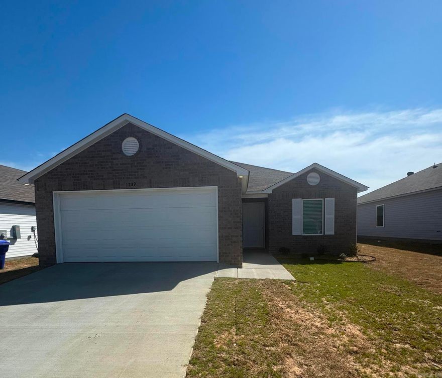 The Wright plan could be the right plan for you! Come see this sweet plan that uses every square foot of space efficiently.   Thoughtful upgrades included in this home: plumbing faucet upgrade 2, 8" deep Kitchen sink, pull out Kitchen faucet, HVAC rigid duct upgrade, crown on Kitchen cabinets, cabinet hardware level 1, 16" laminate bar top in Kitchen, Luxury Vinyl Plank flooring in wet areas and Living Room and adjacent hallways, fiberglass exterior doors, Cheyenne style doors, baseboards level 2, LED disk lights in Kitchen, level 1 ceiling fan in Living Room and Master Bedroom, full sod, microwave hood in Kitchen.      THIS HOME IS SCHEDULED TO BE COMPLETE IN EARLY MARCH 2025.