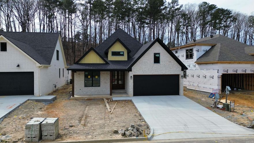 This Stunning 3 bedroom 2 bath home, located in Kinley Ridge, one of Chenal's Newest Subdivisions, is a Must See! This Open Floor Plan includes a gourmet kitchen with an oversized island, quartz countertops, gas range, microwave drawer, and dishwasher and offers all the lighting you'll need with pendants over the island and plenty of recess cans. Kitchen is open to the dining area and great room while enjoying the beautiful vaulted ceiling, stained beam, and fix glass windows. Enjoy a spacious master bedroom with trey ceiling, a custom tile shower and large walk-in closet with built-ins in the master bath. Other features include, Luxury Vinyl Plank throughout with tile floors in both baths, covered front and rear porches with custom wood ceilings, and a 2 car garage. Kinley Ridge is convenient to shopping and Fine Dining in WLR. Schedule your appointment today!