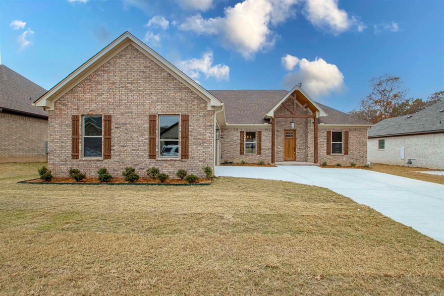 Welcome home to Millers Glen! This new construction home offers a front side load garage! Split bedroom plan... oh so nice!  Open floor plan! Super convenient.. laundry connects to the primary closet through to the bath and primary bedroom! Builder adding blinds and fence! Kitchen has all the room you could want for cooking/baking! Lots of storage! Your gonna love it! This is a pretty one! Come see today!  Taxes reflect lot only.See Agent remarks...