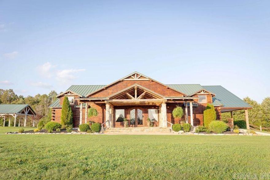 Custom built event venue on approximately 9.90 acres on Crowley's Ridge near the Finch Community.
