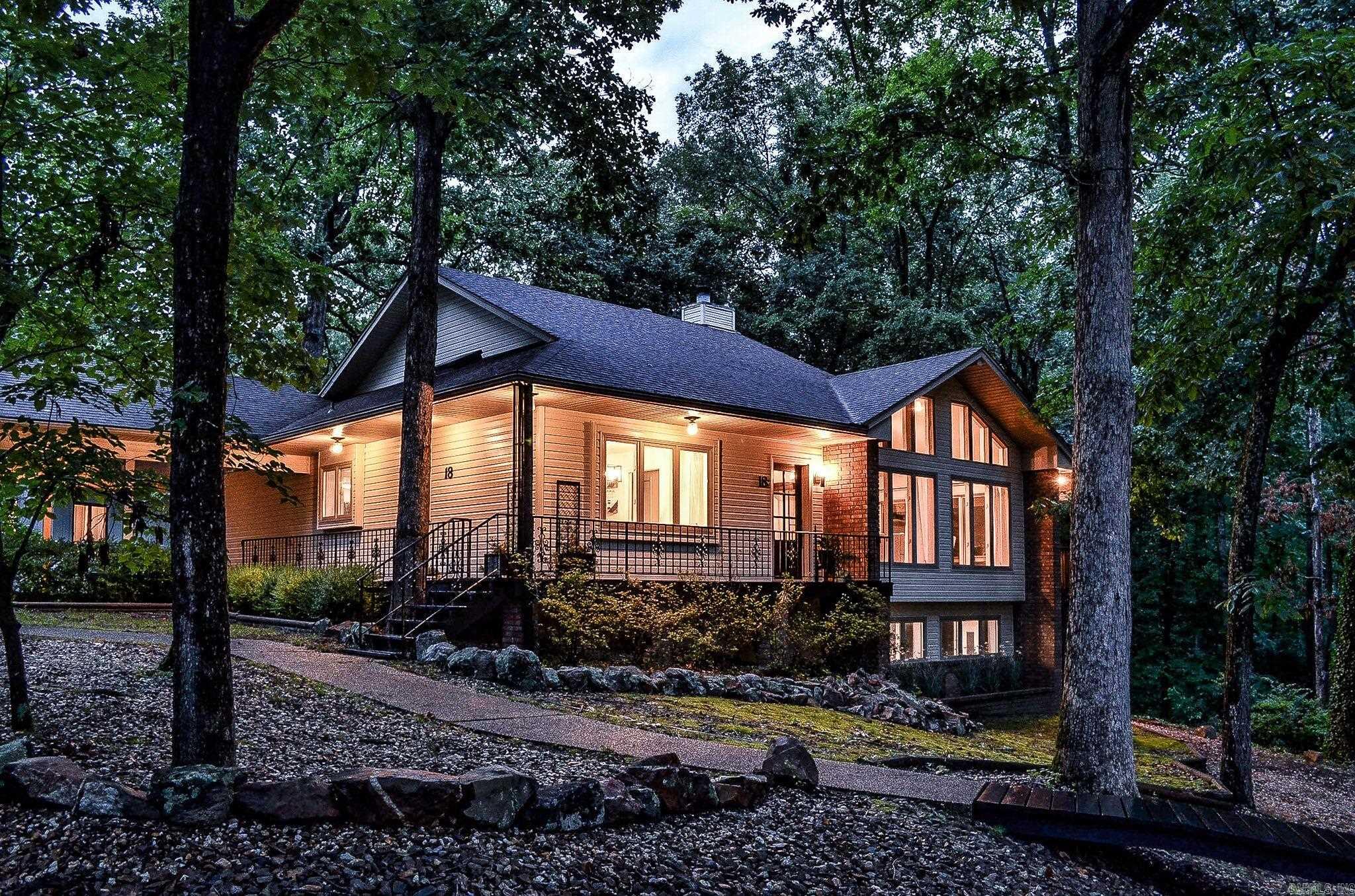Can't wait to move in.....This home presents the perfect floor plan for family and friends. Fully furnished and totally updated from the electrical to the ceilings, you will love every inch of this customized home. Entry level hosts primary suite, guest bedroom, newly appointed kitchen with breakfast bar plus large dining area. Vaulted living area features clear story windows and beautiful Lake Desoto views with fireplace. Lower level offers extra sleeping, game room, bath, additional bedroom, workshop plus store room. Multiple decks to enjoy while relaxing or entertaining. Hot Springs Village Property Owner Association has a new member buy-in fee of $2,000.00 due and collected at closing.