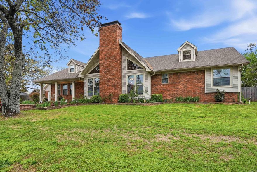 Breathtaking views await in this wonderfully maintained 4-bedroom, 2-bath home nestled in a private, wooded setting on nearly one acre in Conway. This spacious single-family residence offers comfort and timeless appeal in a serene, elevated location. Enjoy the peaceful surroundings while remaining conveniently close to local amenities, schools, and major routes. A rare opportunity to own a beautifully cared for home with a generous lot size and stunning vistas. This home has a number of notable features. A few of these features include a dedicated office, access to a safe room located inside the home, a gorgeous enclosed sunroom, multiple outdoor living spaces along with a concrete walking path and three storage buildings.