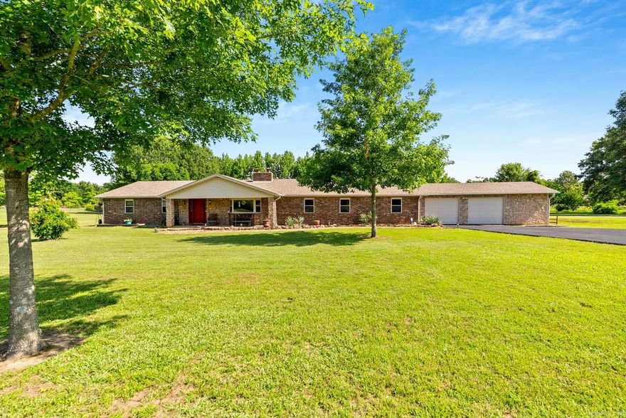 So much for your money in this home! 2 acres, a beautiful 3000 + sq. ft. home and a 2400 sq. ft shop with a 1200 sq. ft lean to attached. The home has 3 large bedrooms. The living room has an eye catching electric fireplace for those cooler nights. Kitchen has a generous amount of cabinets and countertop space plus a pantry.  As you come in the front door this area is perfect for an office. The huge bonus room could be a gameroom or an extra living space. There is even a great room for your workout equipment or this room could be an office. There is ample storage throughout this home with large closets in the bedrooms and in the bonus room. The garage has a large 17' by 9' storage room. The large covered deck is a great place to relax while listening to the water in the koi pond and watching the fish. Huge private backyard. Windows have been replaced. Home is in great condition and has been well taken care of.