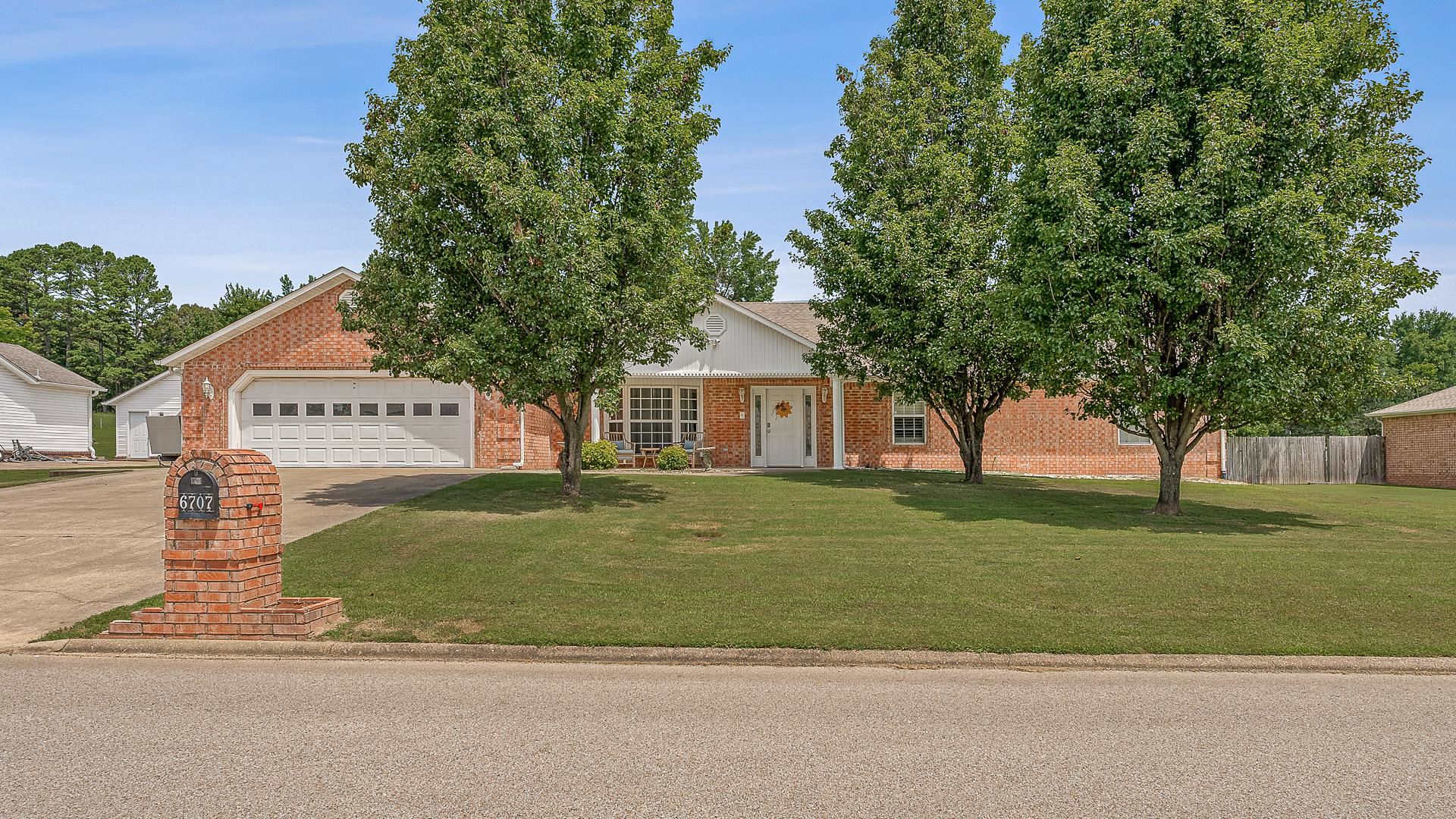 If you’ve been needing room to spread out, this one checks all the boxes! With 3,400+ sq ft, this home has a spacious layout that includes two living areas, an oversized kitchen with a breakfast bar, and a separate dining room. There are 4 bedrooms and 2 full baths, including one that’s handicap accessible with a tile walk-in shower and a jet tub! Not to mention the office space located in the primary suite! Super functional and comfortable. Sitting on about half an acre, you’ll also get a 2-car garage, a big shop, and a fenced backyard so whether you need space for projects, pets, or just peace and quiet, it’s all right here. Big home, great setup, tons of potential.