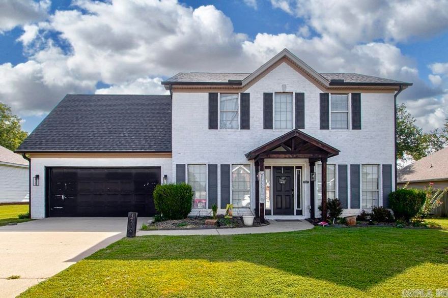 With a little TLC, this beautiful two-story house in the Heritage Farm subdivision of Benton can be your perfect home. • 4 bedrooms, 2.5 bathrooms & an office! • Spacious living room w/ fireplace. Gorgeous kitchen w/ stainless steel appliances, double-oven, walk-in pantry, breakfast bar & eat-in kitchen area. • Large master bedroom w/ 2 sinks, walk-in shower, jetted tub & walk-in closet. • New roof/gutters, new HVAC & Hot Water Heater (2022) • Huge fully fenced backyard with fire pit. • All material and infrastructure are there for a backyard water feature. • Nice neighborhood swimming pool, pavilion & park! • Close to shopping & the Interstate for an easy commute! Bryant schools! • A 3-minute drive from Bishop Park & Community Center and 7-minute drive from Ashley Park and Springhill Park.