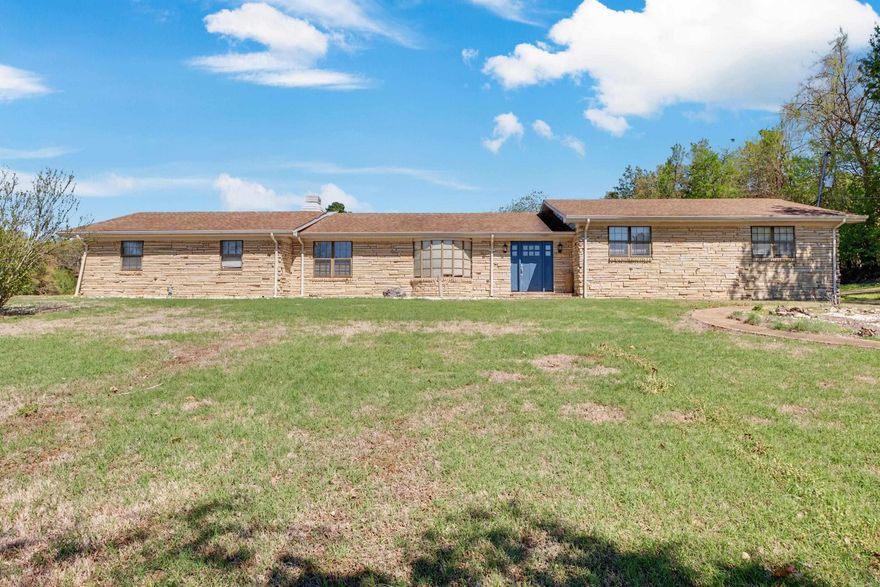 If you've been looking for a home in a country setting yet close to everything, look no further. This uniquely built traditional ranch-style home features a distinctive stone masonry facade as well as an architectural shingle roof. It is situated on a generous 4.27-acre lot, providing significant outdoor space for the children and pets to roam and play. The long driveway is perfect for parking during family gatherings.  Inside this 1,652 square feet home are 3 bedrooms, 1.5 baths, huge family room, nice-sized kitchen with dining area, and a finished basement that could be used for a hobby room or whatever you'd like. The bedrooms are very spacious. This home just needs a little tlc to bring her to life again. This is the perfect spot to live in. Don't miss out. Call today for your personal tour! *More pictures to come.*
