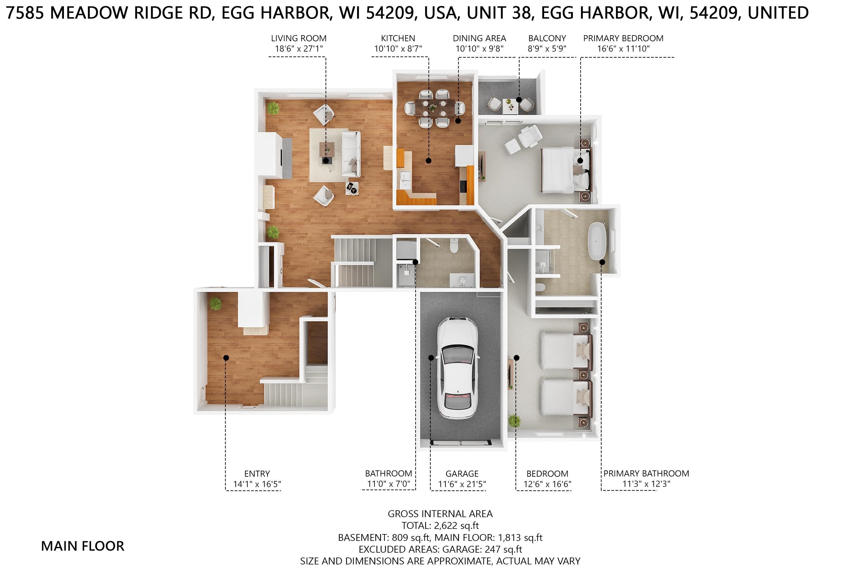 Egg Harbor, Wisconsin 54209, United States, 4 Bedrooms Bedrooms, ,3 BathroomsBathrooms,Residential,Active,6884