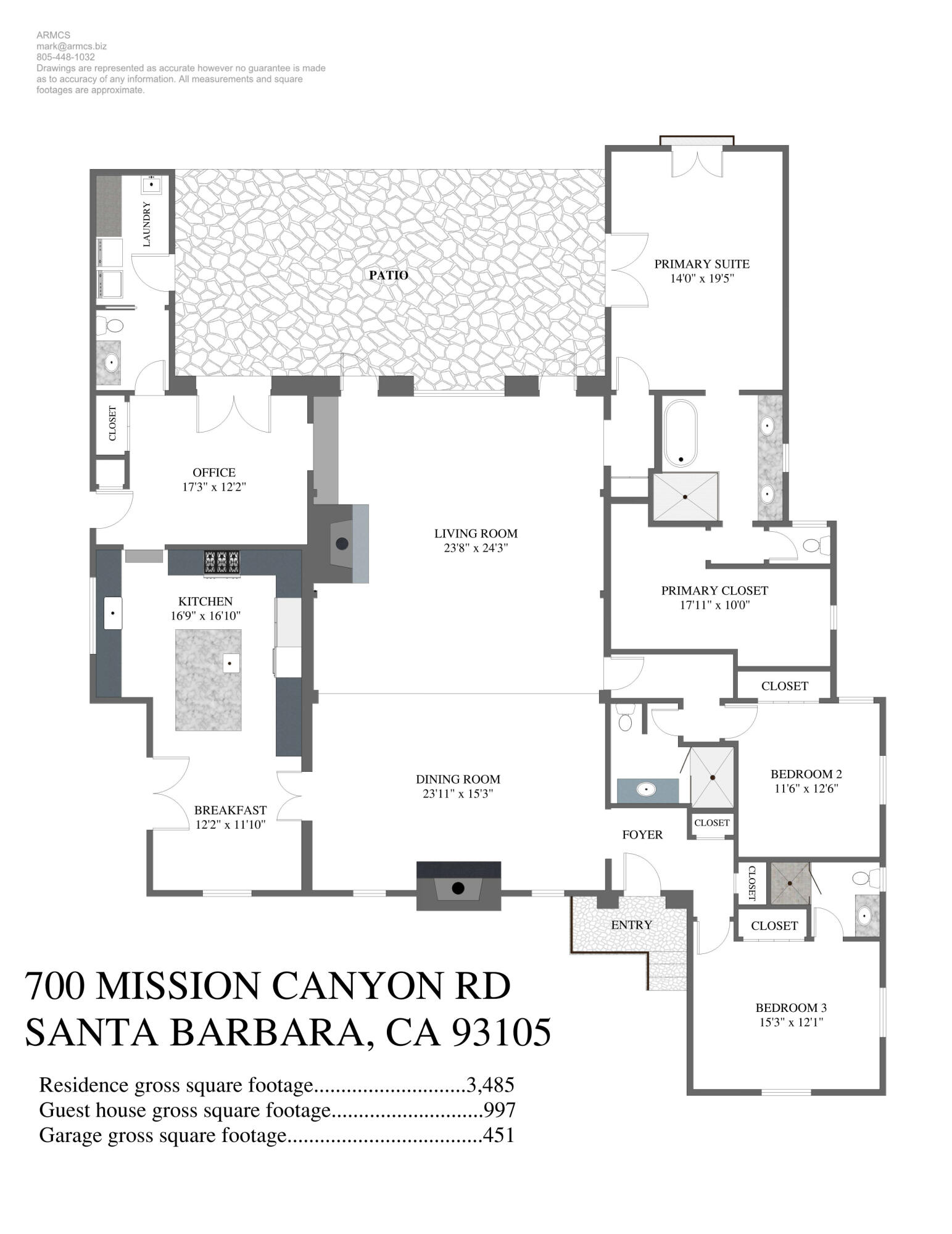 Santa Barbara, California 93105, United States, 4 Bedrooms Bedrooms, ,5 BathroomsBathrooms,Residential,Pending,22795