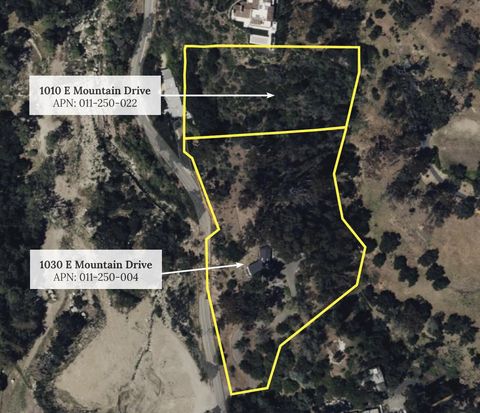 1030/1010 E Mountain Drive SANTA BARBARA CA 93108