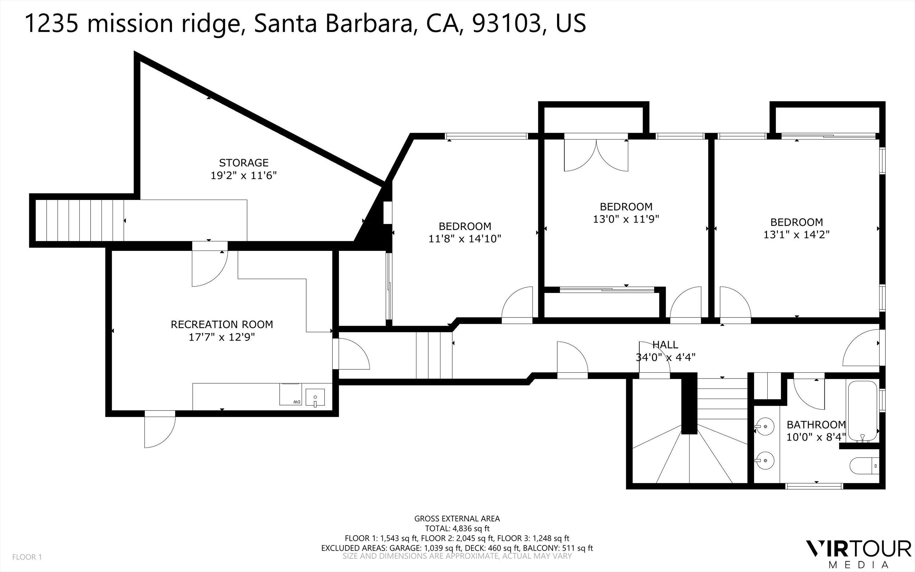 Santa Barbara, California 93103, United States, 4 Bedrooms Bedrooms, ,3 BathroomsBathrooms,Residential,Active,23536