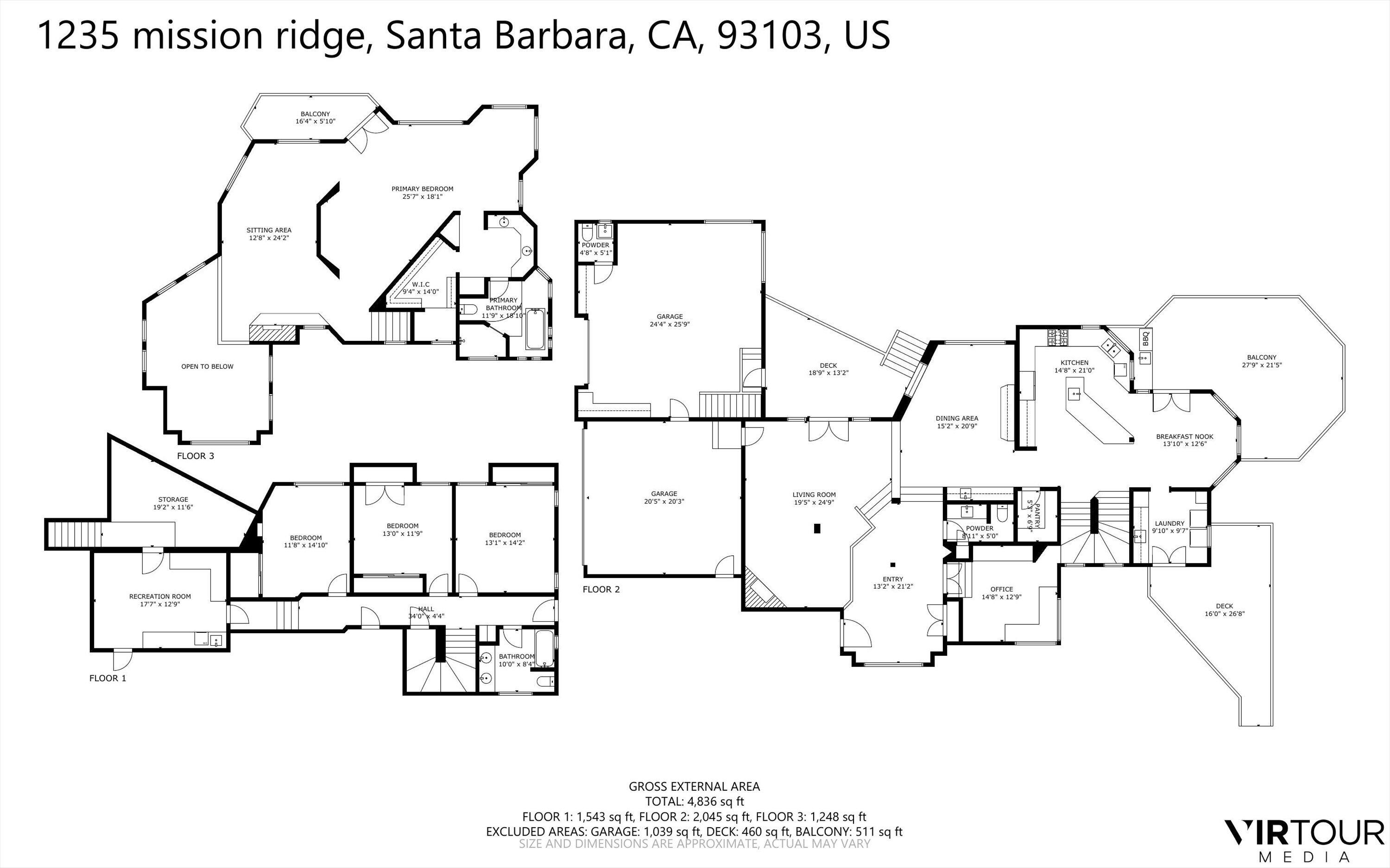 Santa Barbara, California 93103, United States, 4 Bedrooms Bedrooms, ,3 BathroomsBathrooms,Residential,Active,23536