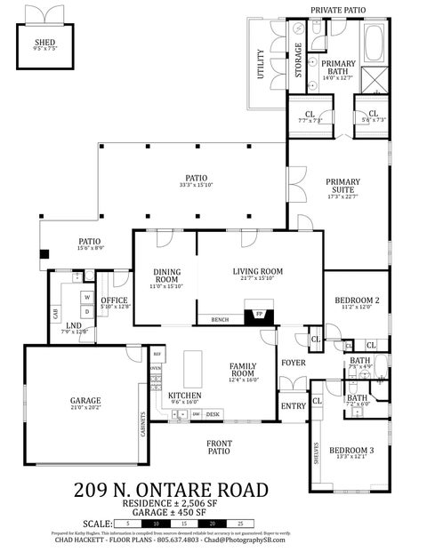 Photo of 209 N Ontare Road, SANTA BARBARA, CA 93105 (MLS # 26-3126)