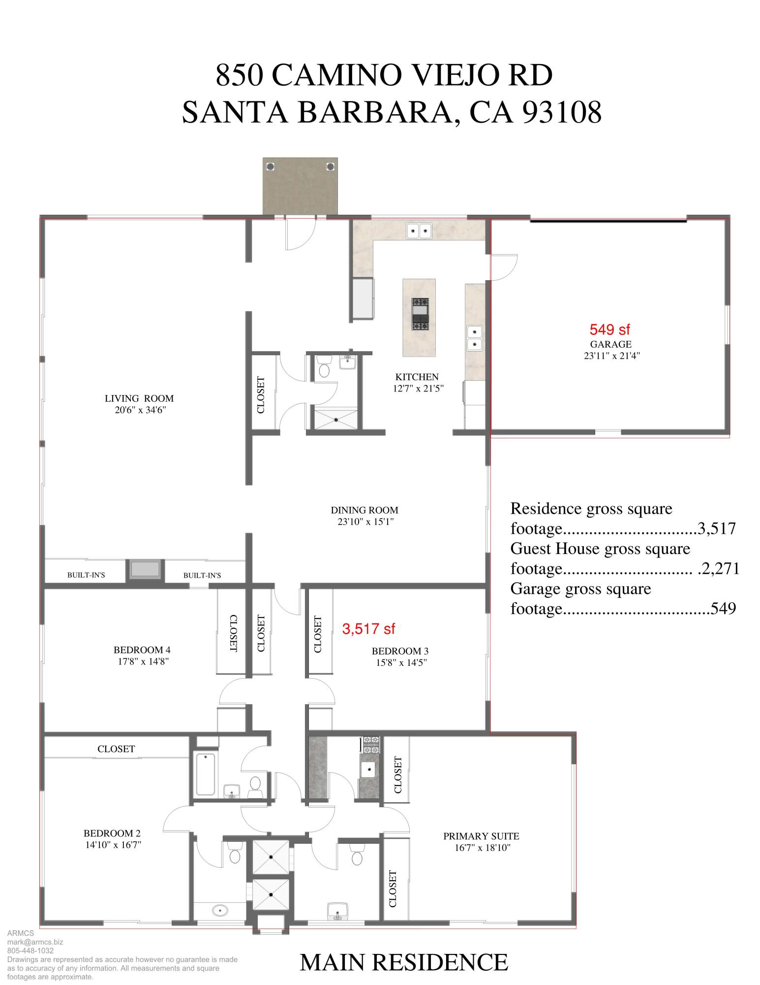 Santa Barbara, California 93108, United States, 4 Bedrooms Bedrooms, ,4 BathroomsBathrooms,Residential,Active,112932