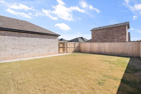 A home in Lubbock