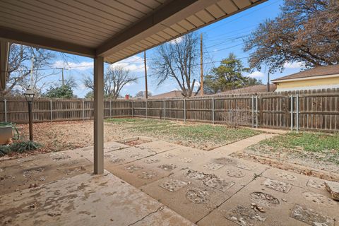 A home in Lubbock