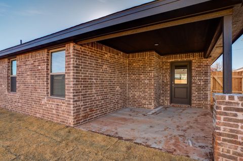 A home in Lubbock