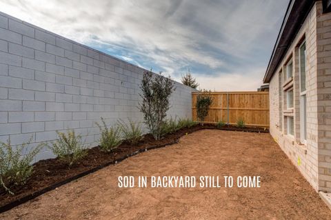 A home in Lubbock