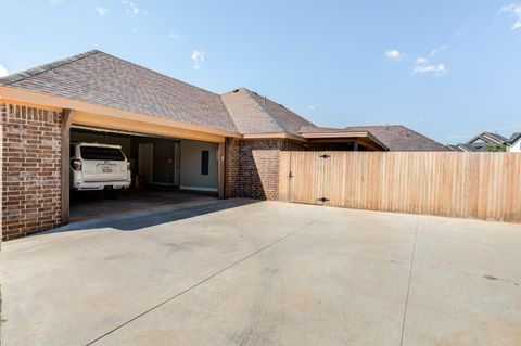 A home in Lubbock