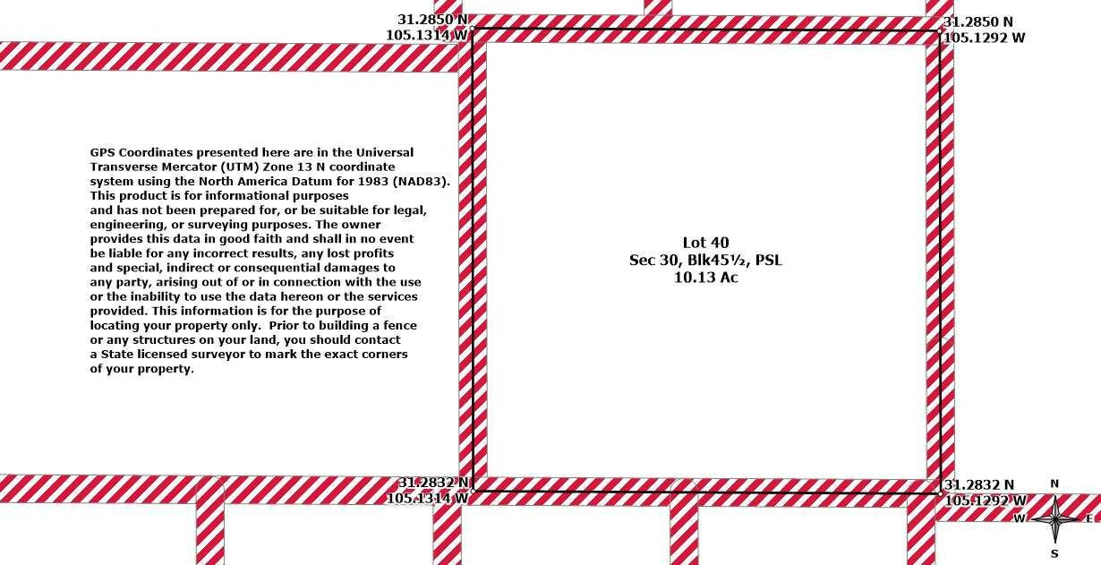 Sierra Blanca, Texas 79851, United States, ,Land,Active,64138