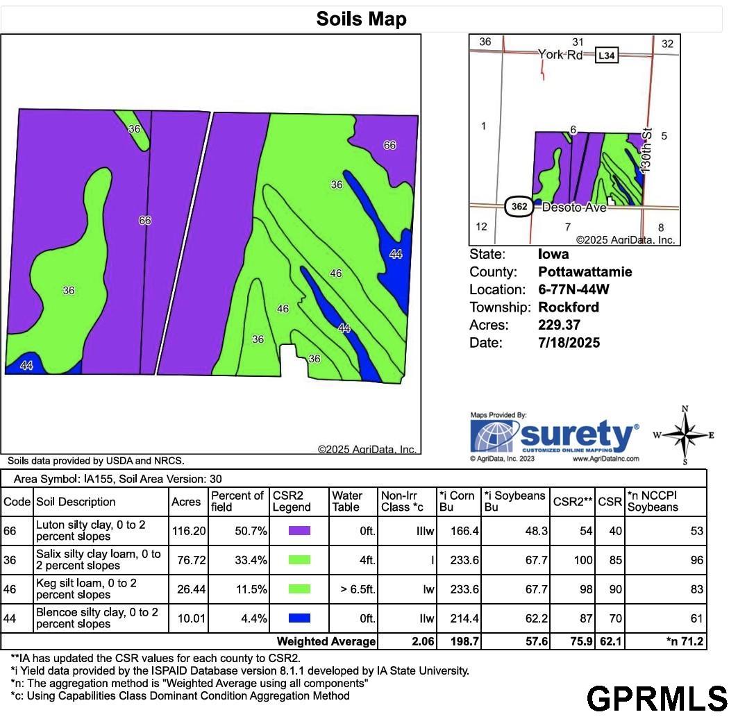 222.42 acres Desoto Avenue