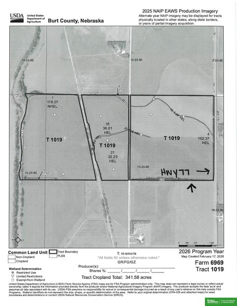 Photo of Highway 77, Lyons, NE 68038 (MLS # 22619919)