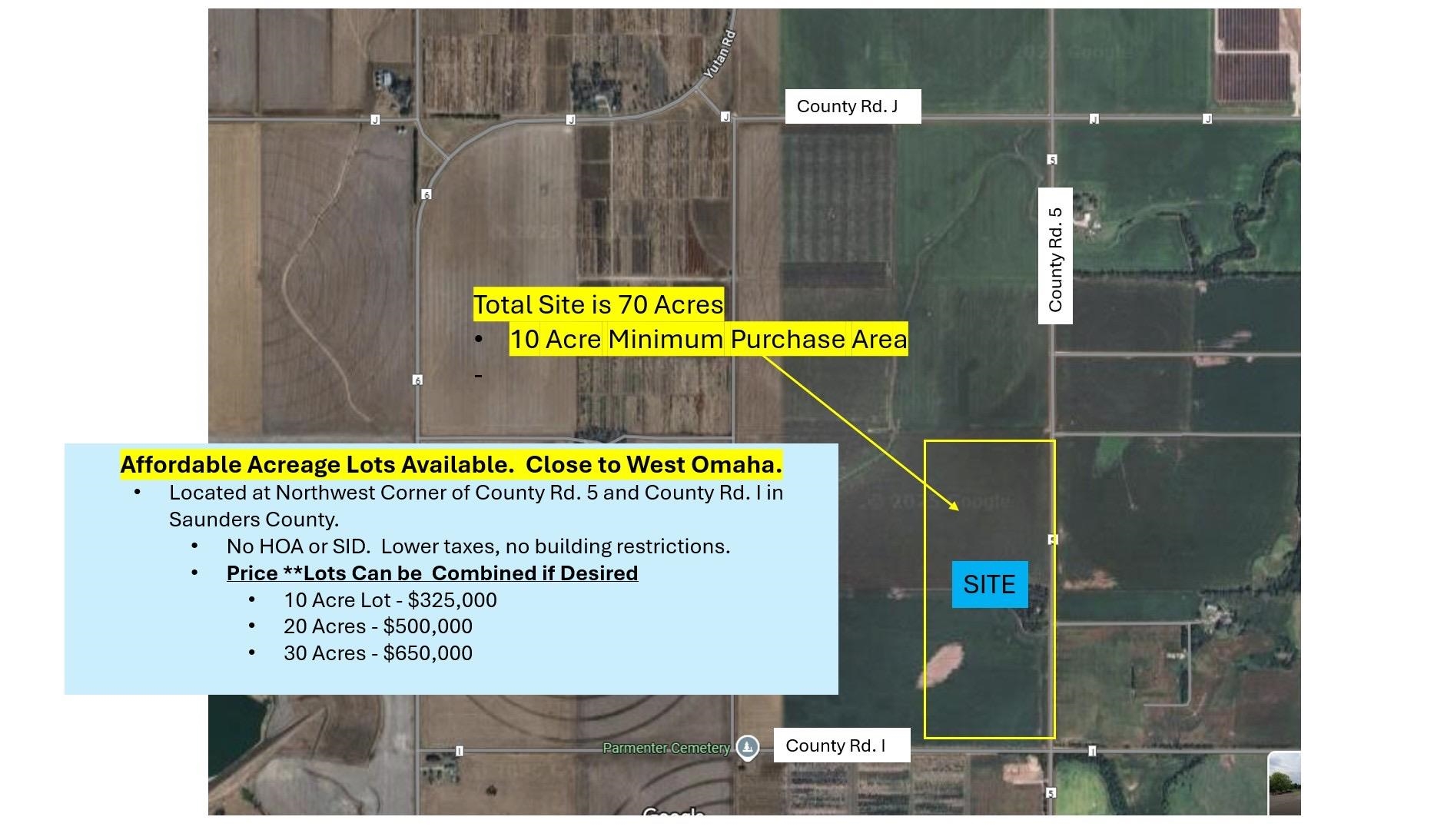 Yutan, Nebraska 68073, United States, ,Land,Active,174659
