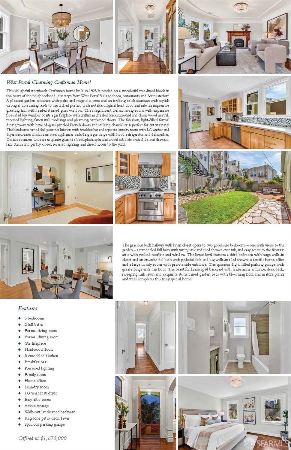 San Francisco, California 94127, United States, 3 Bedrooms Bedrooms, ,2 BathroomsBathrooms,Residential,Pending,115376