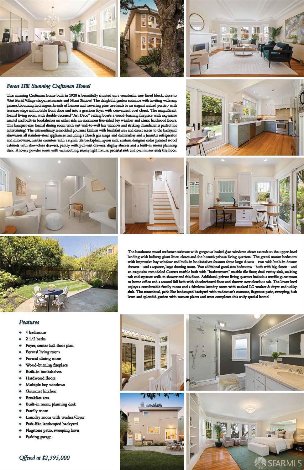 San Francisco, California 94116, United States, 4 Bedrooms Bedrooms, ,3 BathroomsBathrooms,Residential,Pending,120439