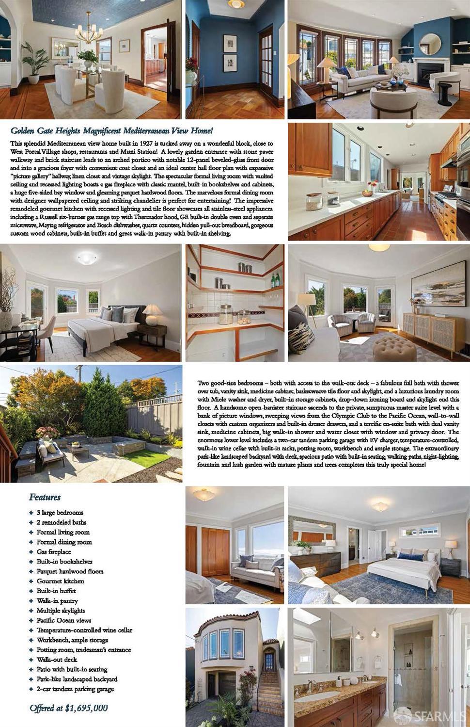 San Francisco, California 94116, United States, 3 Bedrooms Bedrooms, ,2 BathroomsBathrooms,Residential,Pending,216094