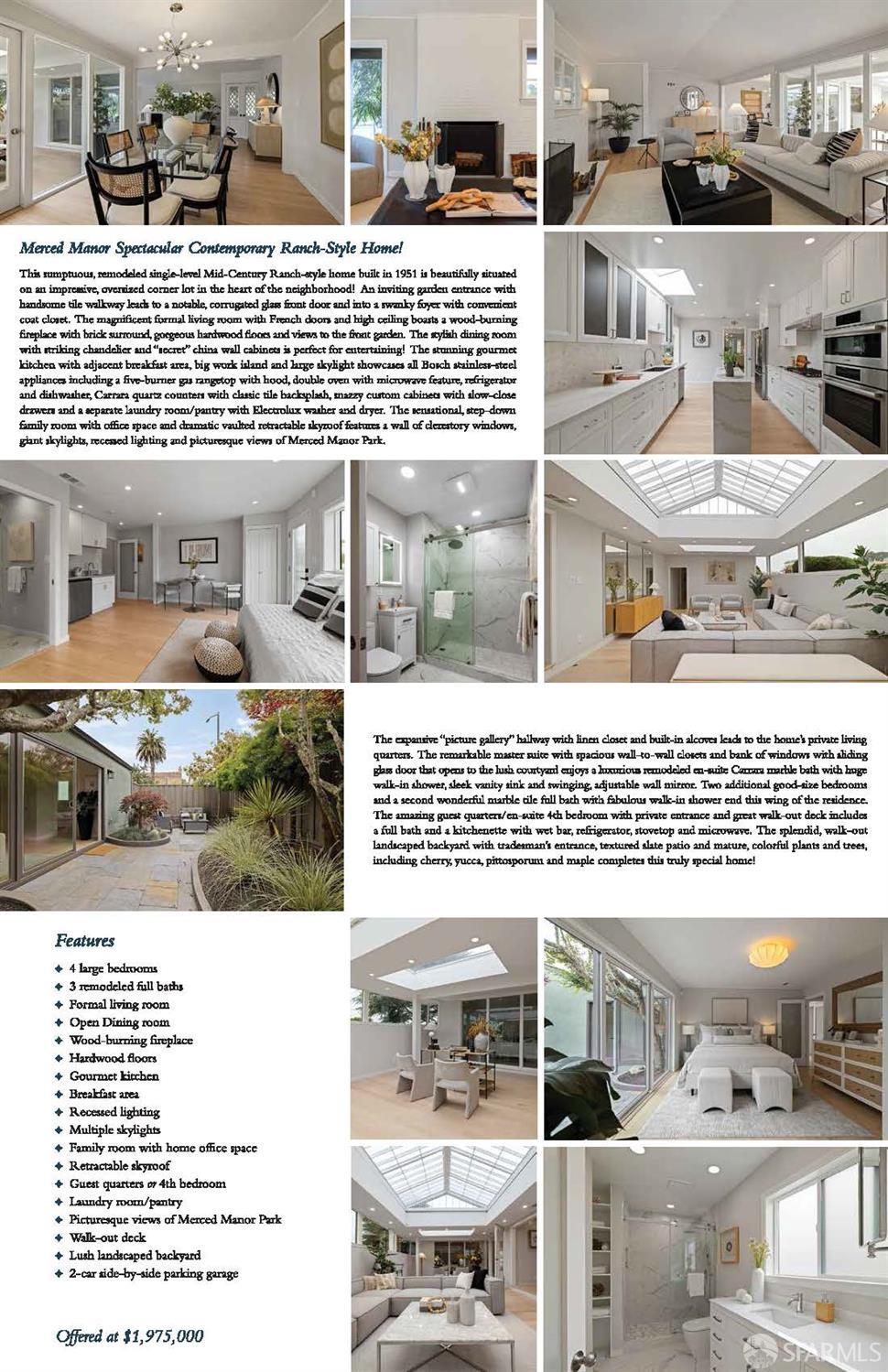 San Francisco, California 94132, United States, 4 Bedrooms Bedrooms, ,3 BathroomsBathrooms,Residential,Active,166018