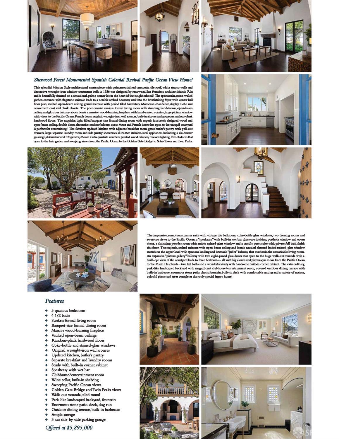 San Francisco, California 94127, United States, 5 Bedrooms Bedrooms, ,5 BathroomsBathrooms,Residential,Active,96675