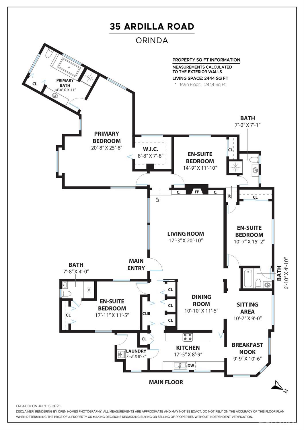Orinda, California 94563, United States, 4 Bedrooms Bedrooms, ,4 BathroomsBathrooms,Residential,Active,168422