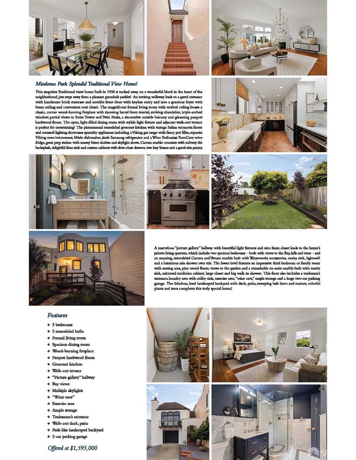 San Francisco, California 94127, United States, 3 Bedrooms Bedrooms, ,2 BathroomsBathrooms,Residential,Active,149869