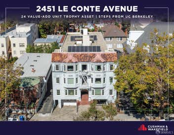 2451 Le Conte Avenue Berkeley CA 94709