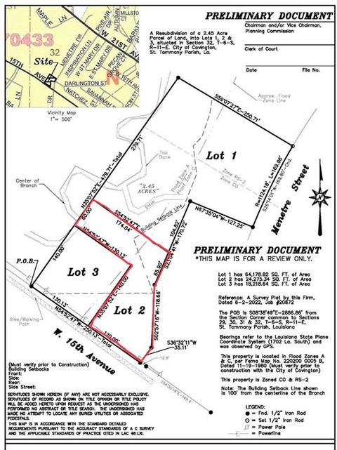 Lot 2 15 TH Avenue Covington LA 70435