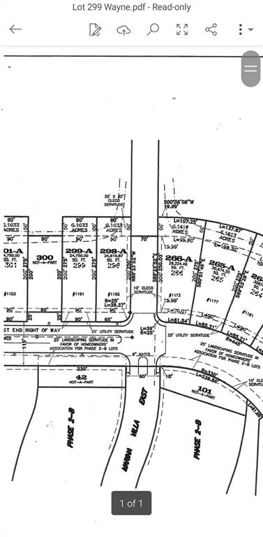 lot 299 EAST END Boulevard