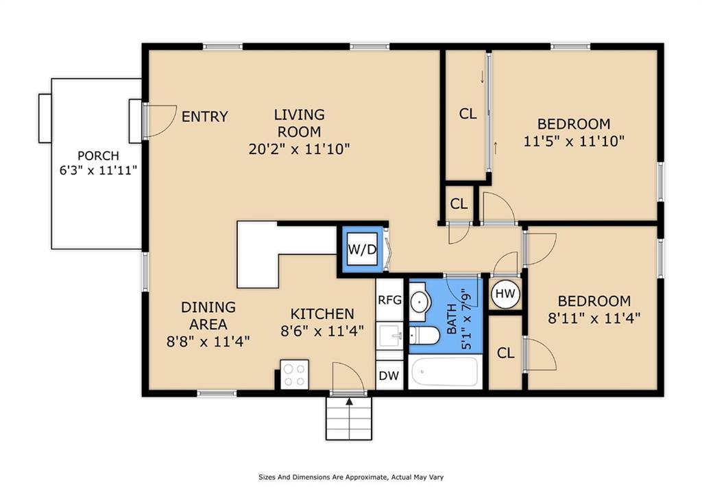 Metairie, Louisiana 70001, United States, 2 Bedrooms Bedrooms, ,1 BathroomBathrooms,Residential,Active,92164