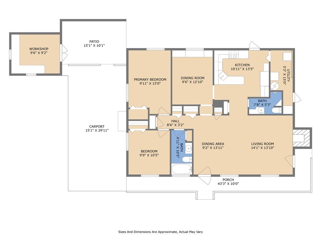 Marrero, Louisiana 70072, United States, 2 Bedrooms Bedrooms, ,2 BathroomsBathrooms,Residential,Pending,67751