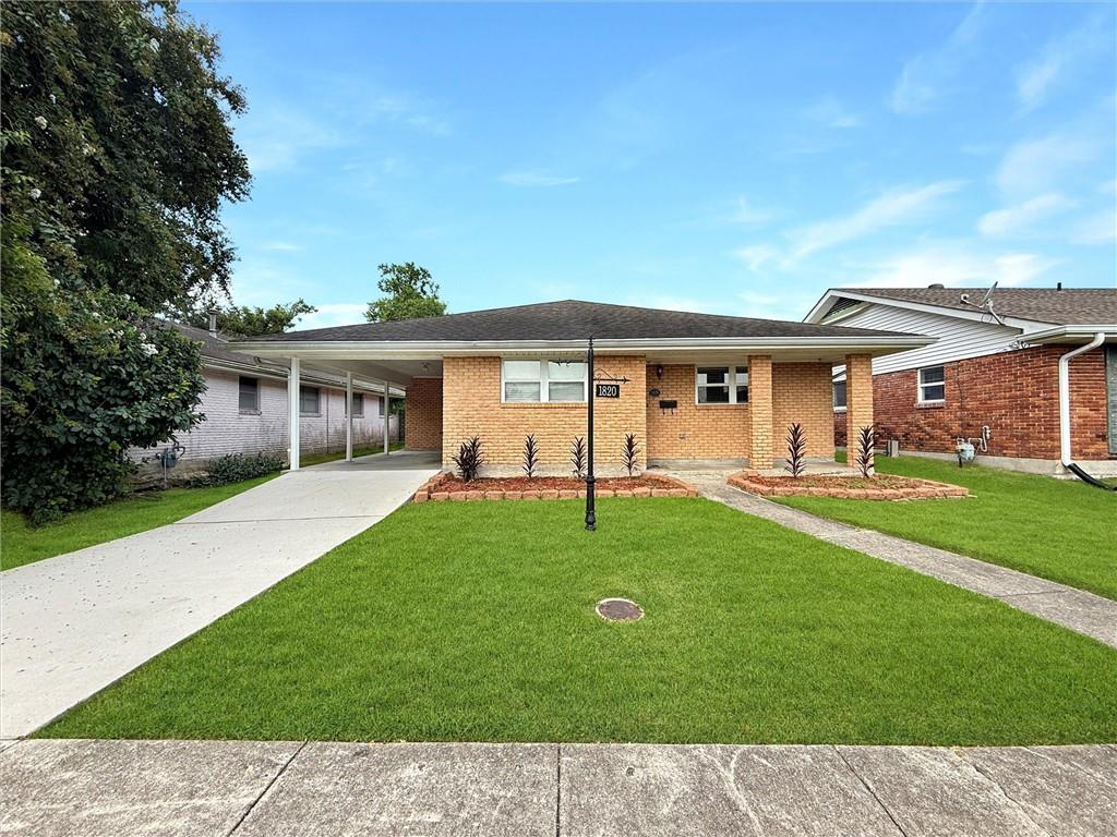 Photo 1 of 16 — 1820 HALL Avenue, Metairie, LA 70003