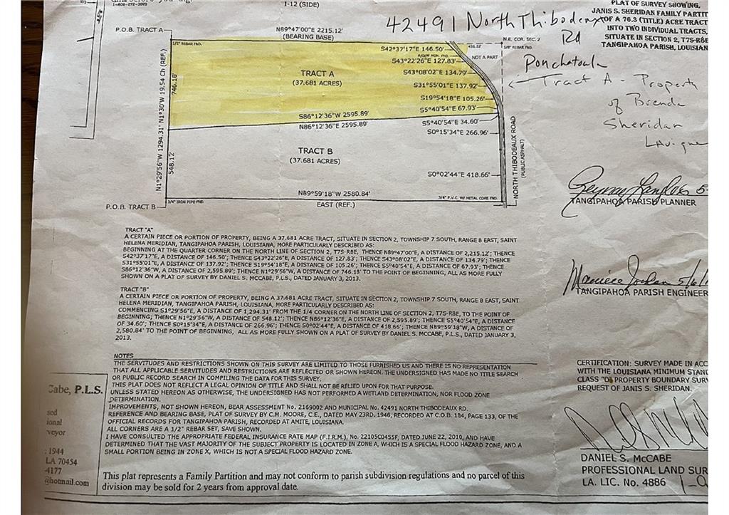 37.68 Acres N THIBODEAUX Road